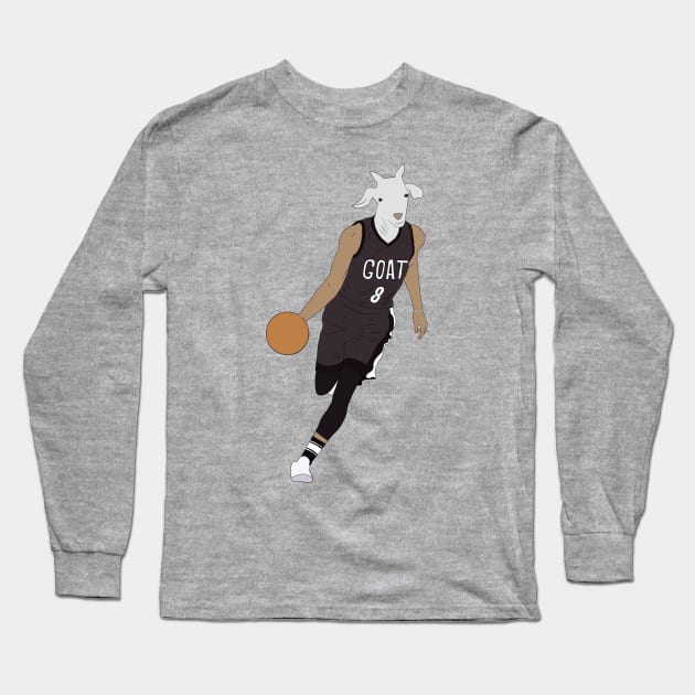 Spencer Dinwiddie, The GOAT Long Sleeve T-Shirt by rattraptees